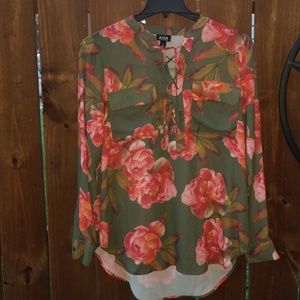 Floral Print Blouse